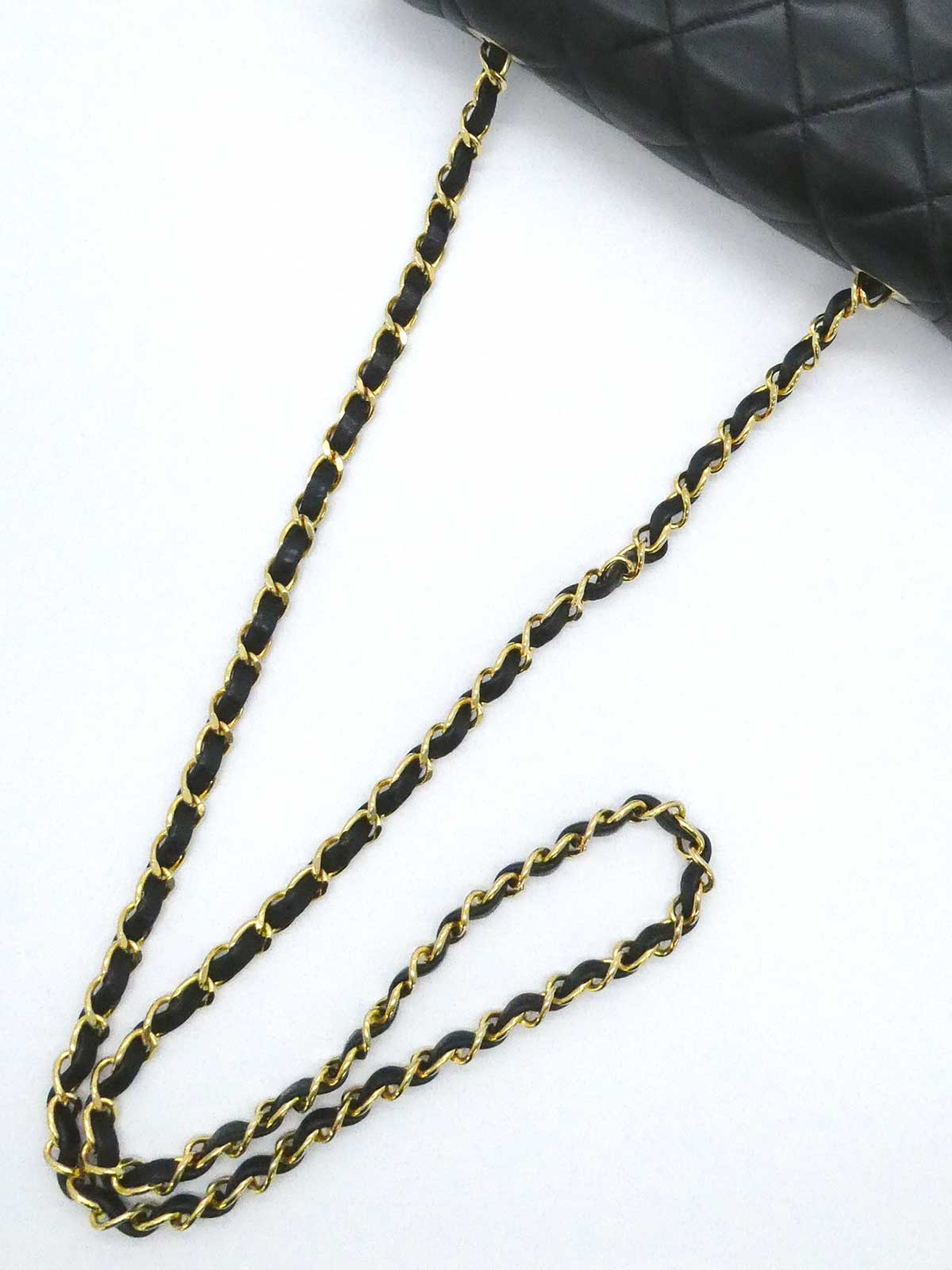 1992 Diana Flap Chain Bag 22cm Black