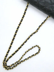 1992 Diana Flap Chain Bag 22cm Black