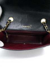 1992 Diana Flap Chain Bag 22cm Black