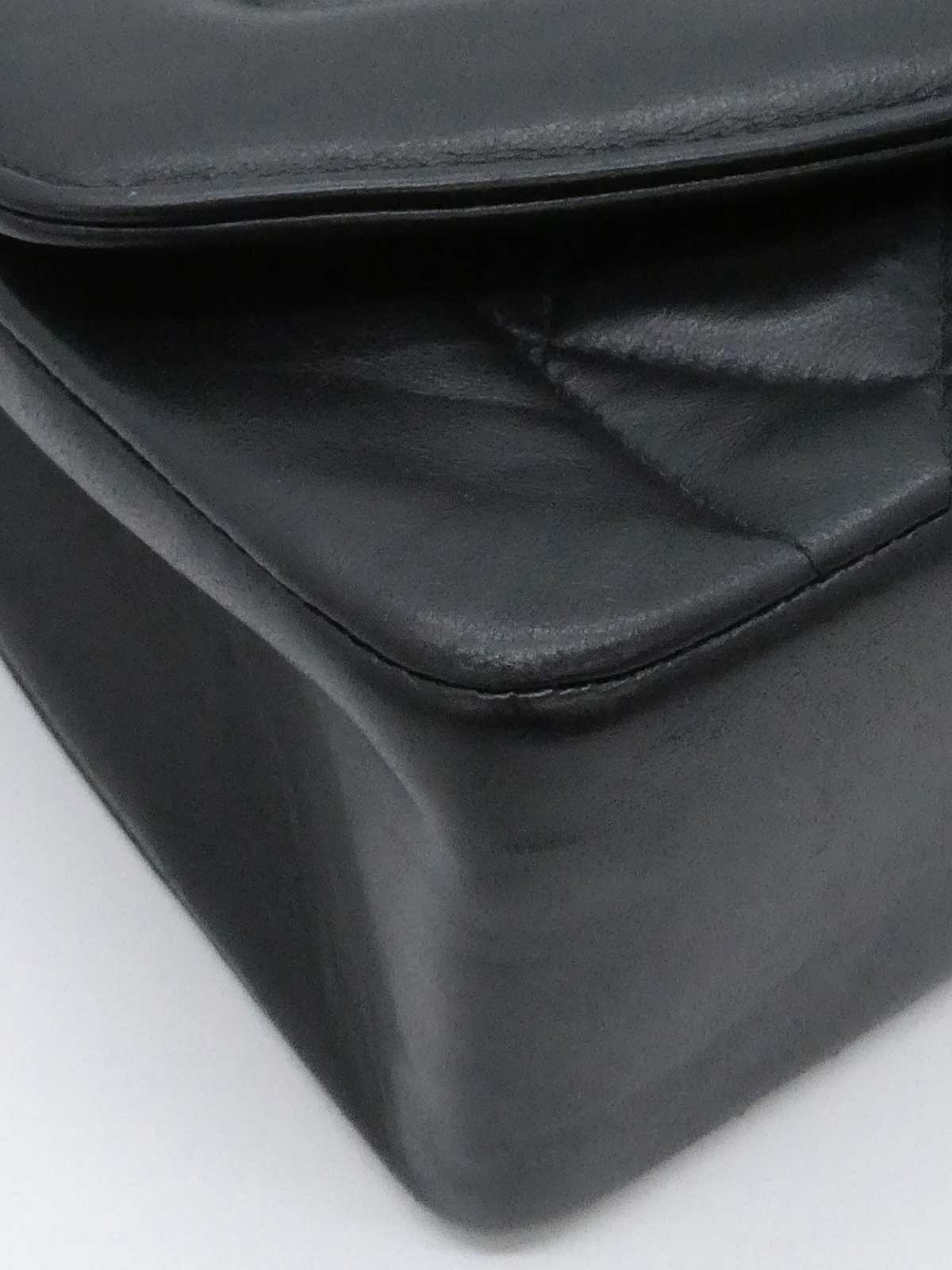 1992 Diana Flap Chain Bag 22cm Black