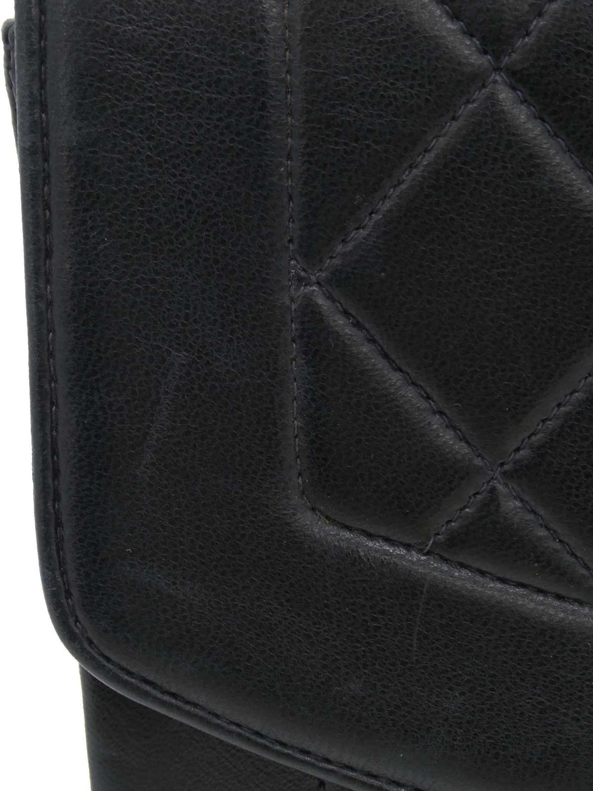 1992年頃製 ダイアナフラップチェーンバッグ22cm ネイビー