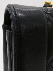 1992年頃製 ダイアナフラップチェーンバッグ22cm ネイビー