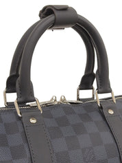 2015 年海军蓝帆布 Damier Keepall Bandouliere 45