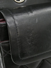 2000年頃製 クラシックフラップチェーンバッグ23cm ブラック