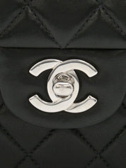 2000年頃製 クラシックフラップチェーンバッグ23cm ブラック