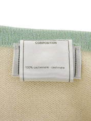 1998年製 カシミアロゴボタンニットアンサンブル アイボリー/マルチ