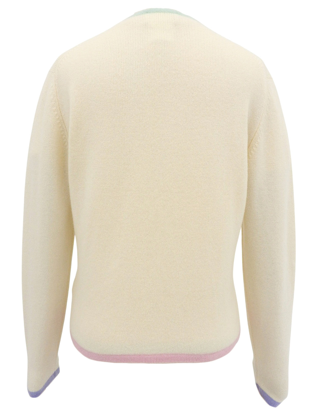 1998年製 カシミアロゴボタンニットアンサンブル アイボリー/マルチ