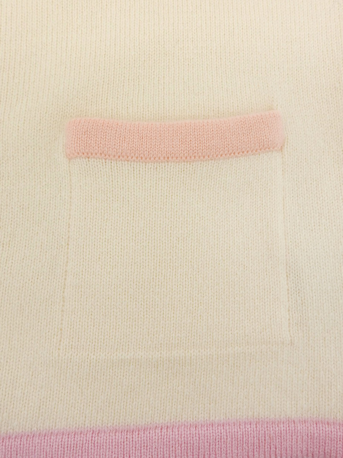 1998年製 カシミアロゴボタンニットアンサンブル アイボリー/マルチ