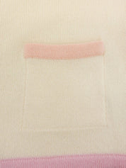 1998年製 カシミアロゴボタンニットアンサンブル アイボリー/マルチ