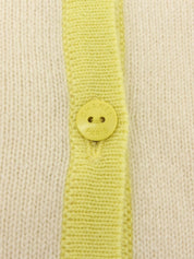 1998年製 カシミアロゴボタンニットアンサンブル アイボリー/マルチ