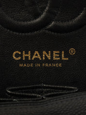 2004年頃製 キャビアスキンクラシックフラップチェーンバッグ23cm ブラック