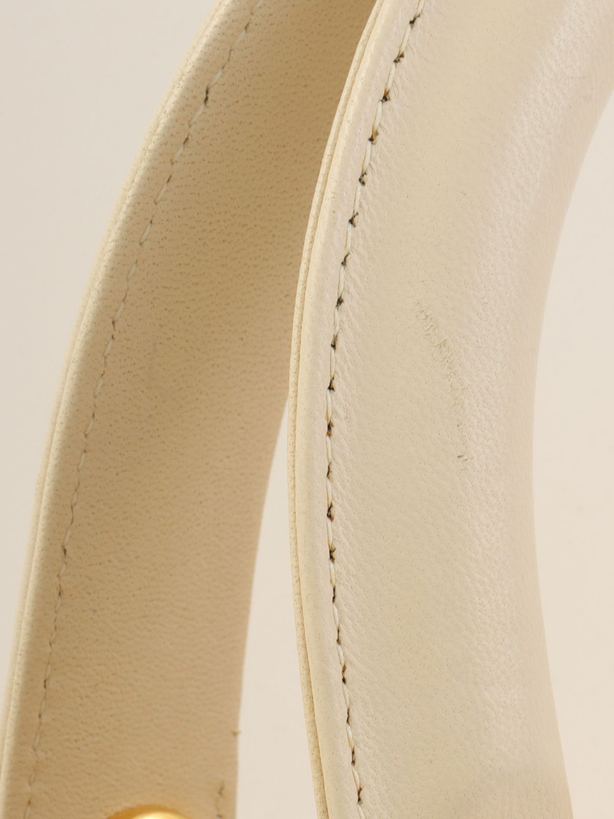 レディディオールカナージュステッチ2wayバッグM ホワイト