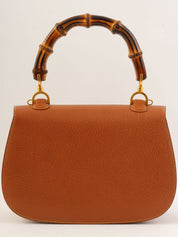 ピッグスキンバンブー2wayバッグ キャメル