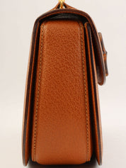 ピッグスキンバンブー2wayバッグ キャメル