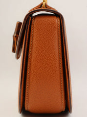 ピッグスキンバンブー2wayバッグ キャメル