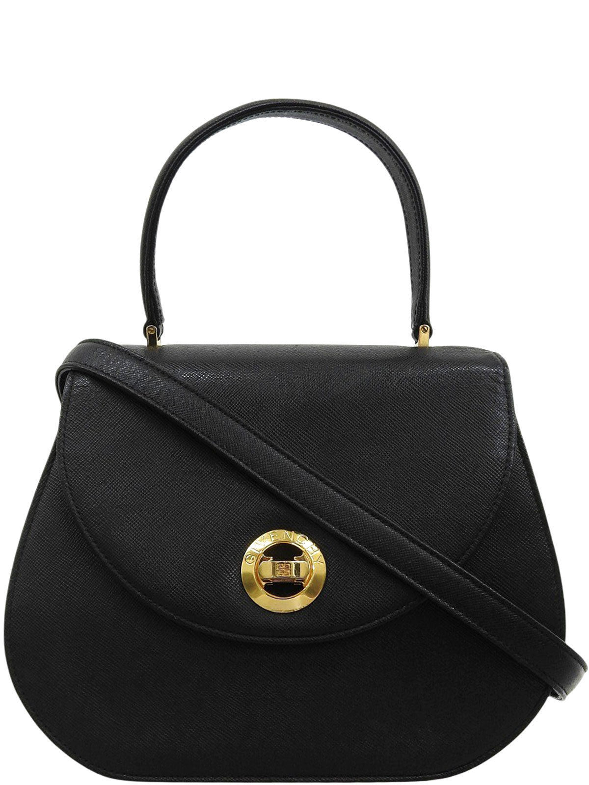 ターンロックロゴプレート2wayバッグ ブラック