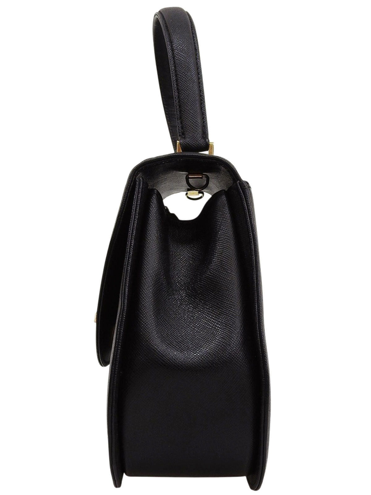 Turnlock Logo Plate 2-Way Bag Black