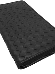 Intrecciato Long Wallet Black