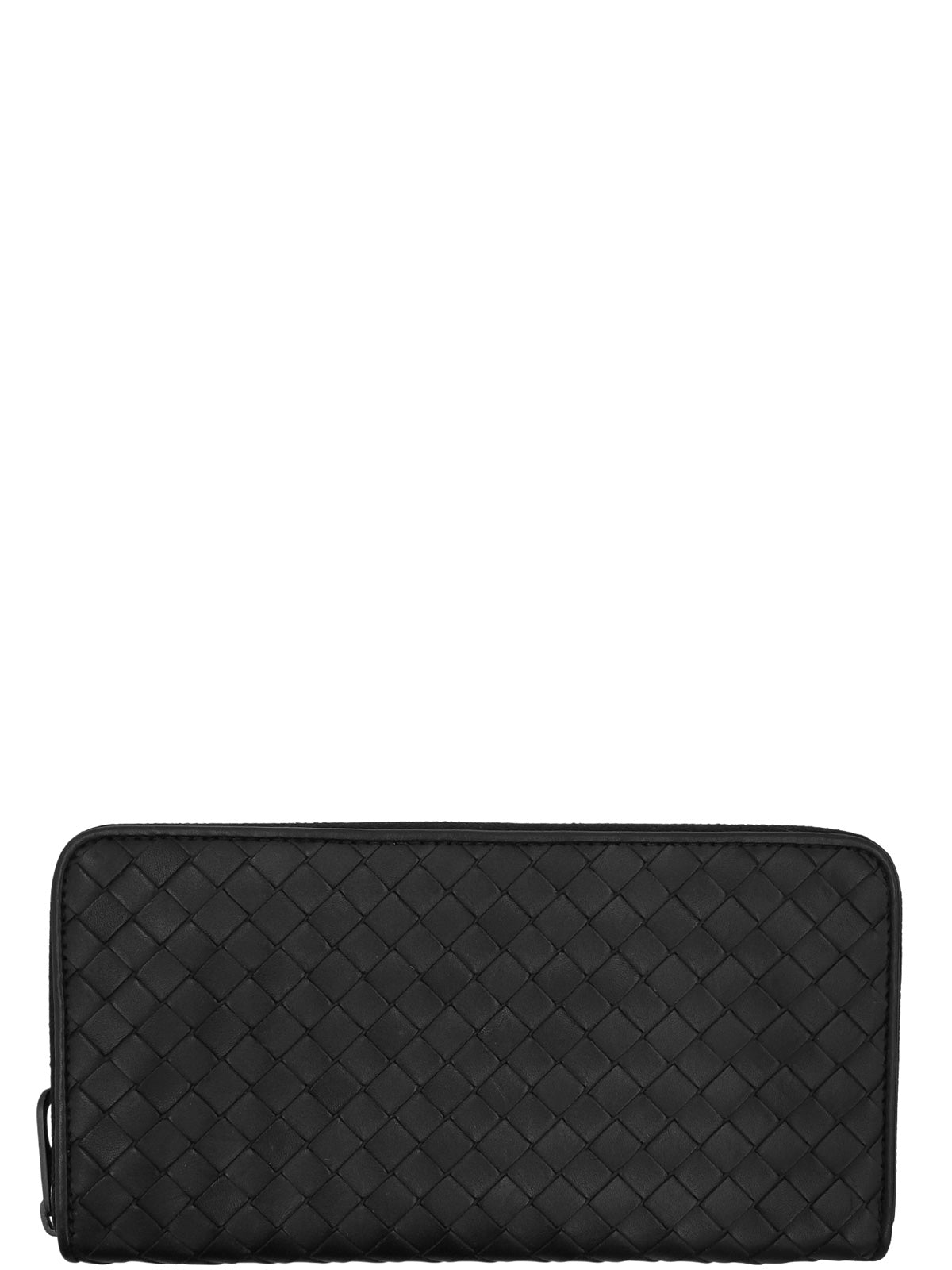 Intrecciato Long Wallet Black