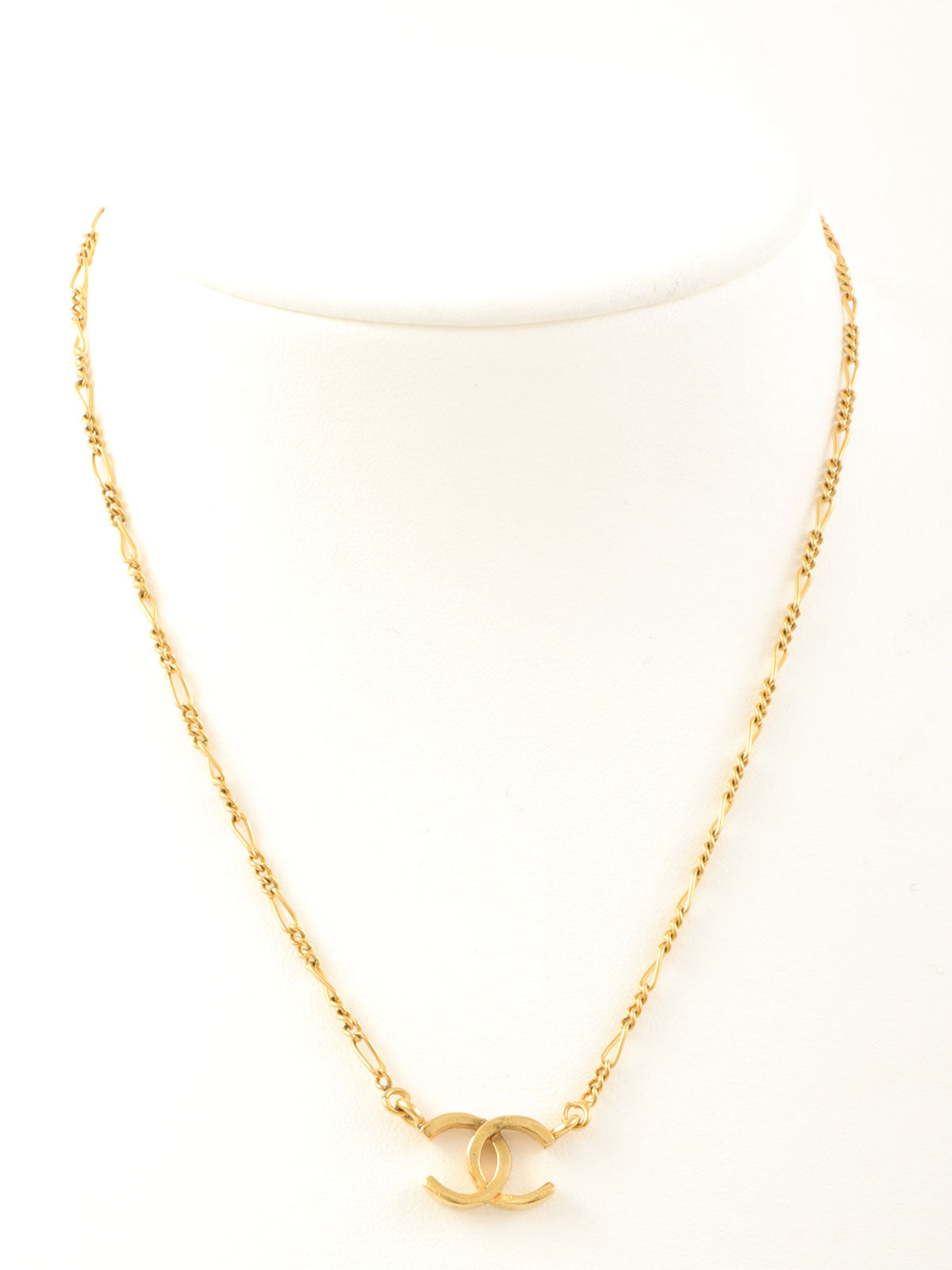 CCマークプレートネックレス ゴールド