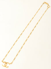 CCマークプレートネックレス ゴールド