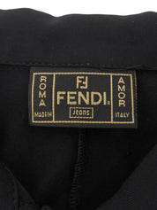 黑色Logo腰带短袖连衣裙