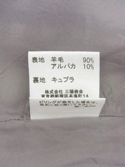 Nova 格纹图案 Logo 纽扣半身裙，浅灰色/多色