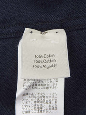 ロゴ刺繍ポロシャツ ネイビー