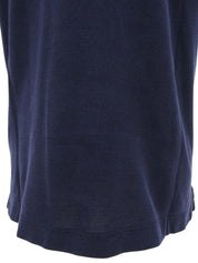 ロゴ刺繍ポロシャツ ネイビー