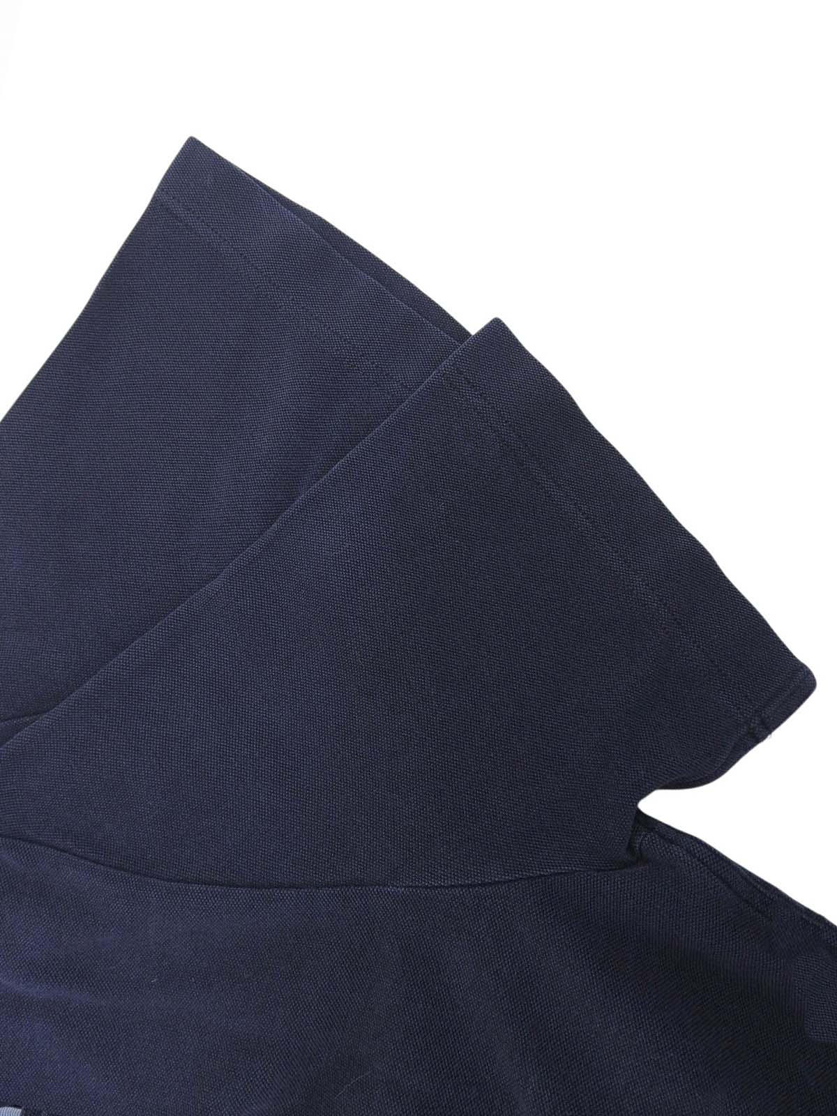 ロゴ刺繍ポロシャツ ネイビー