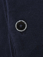 ロゴ刺繍ポロシャツ ネイビー