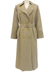 ノバチェックライニングトレンチコート ベージュ