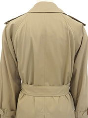 ノバチェックライニングトレンチコート ベージュ