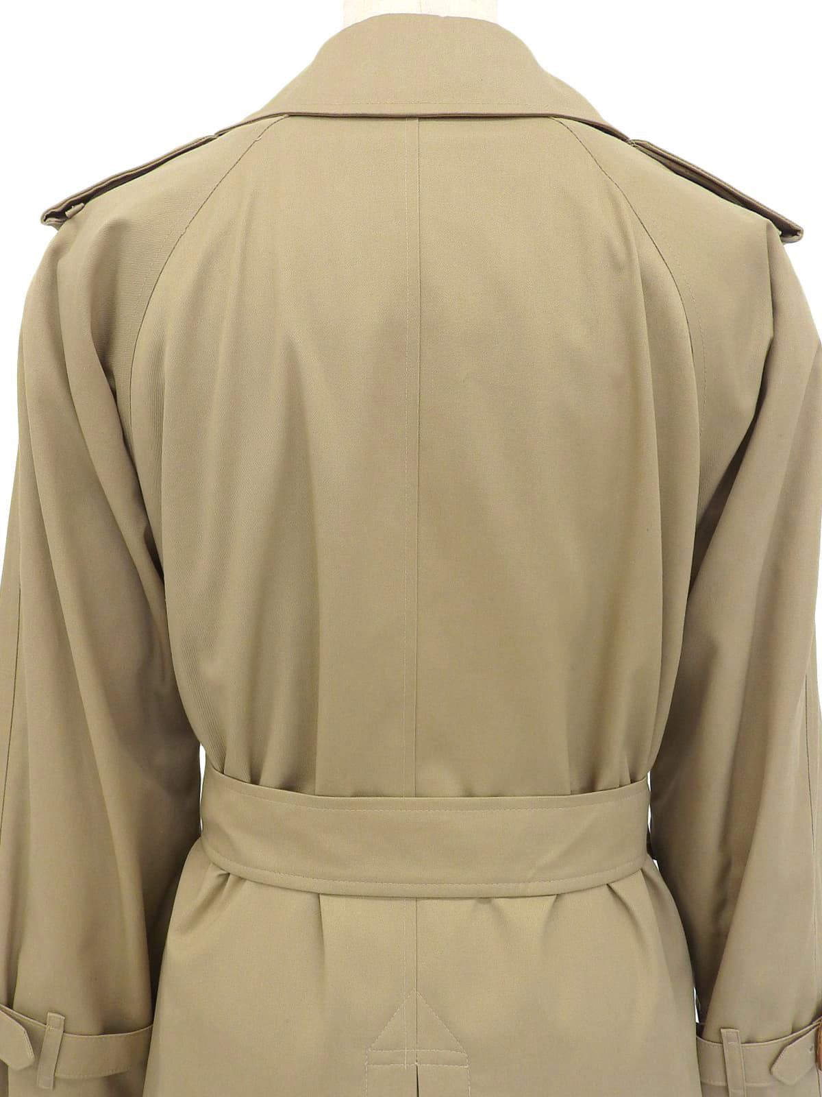 ノバチェックライニングトレンチコート ベージュ