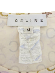 C Macadam Pattern Short Sleeve T-Shirt Ivory