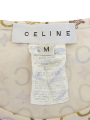C Macadam Pattern Short Sleeve T-Shirt Ivory