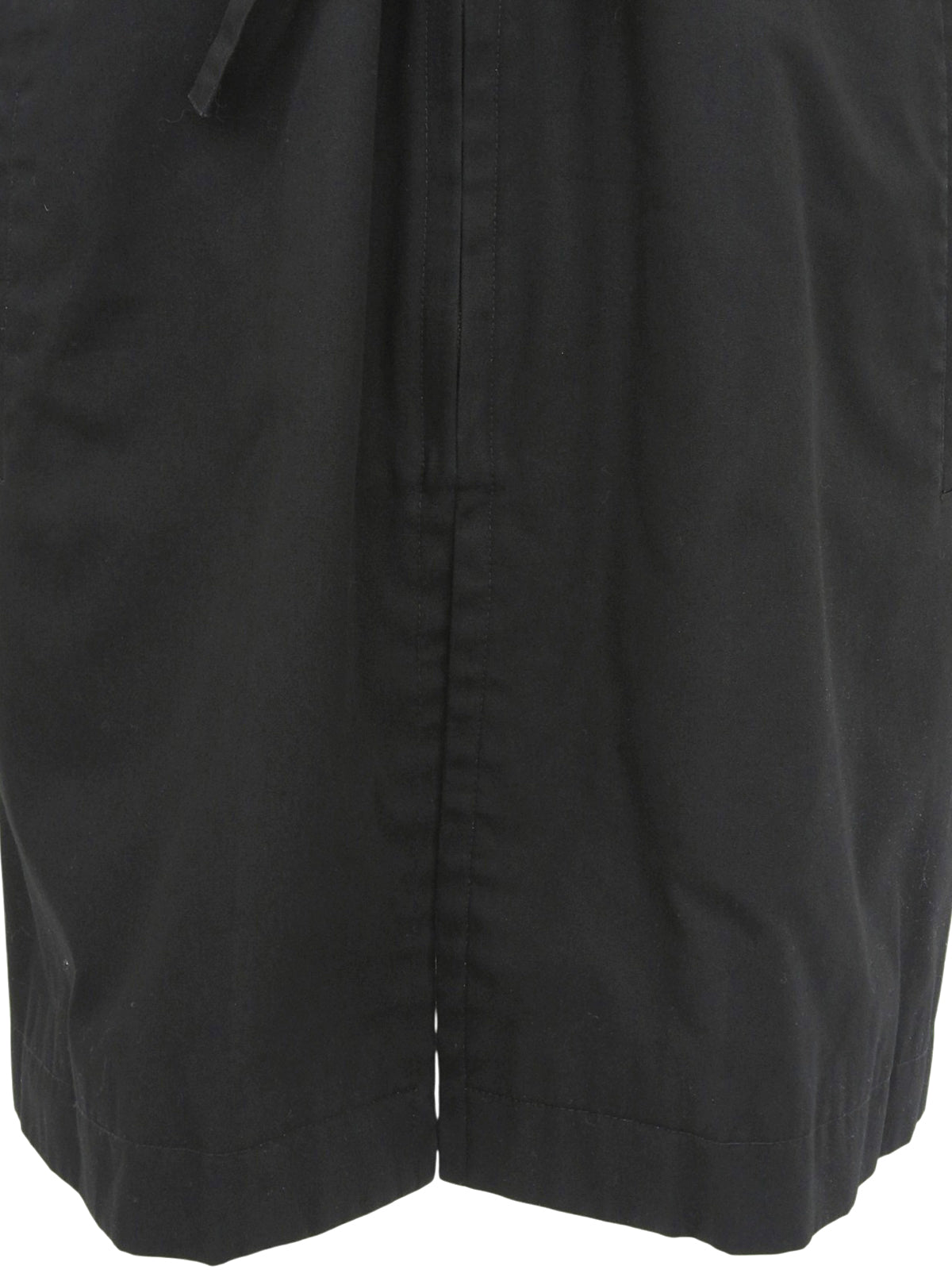 ボアドローストリングコート ブラック