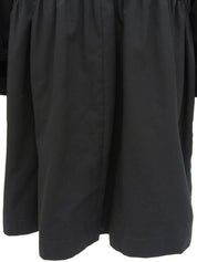 ボアドローストリングコート ブラック