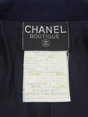 1995年製ウールCCマークボタンジャケット ネイビー