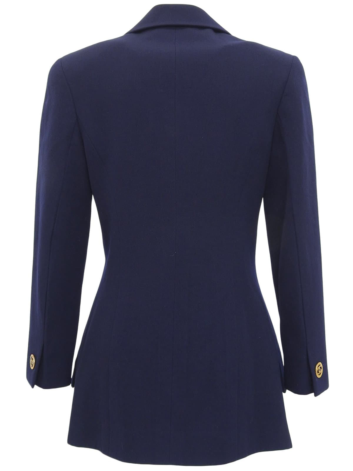 1995年製ウールCCマークボタンジャケット ネイビー