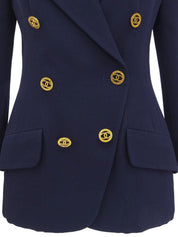 1995年製ウールCCマークボタンジャケット ネイビー