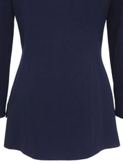 1995年製ウールCCマークボタンジャケット ネイビー