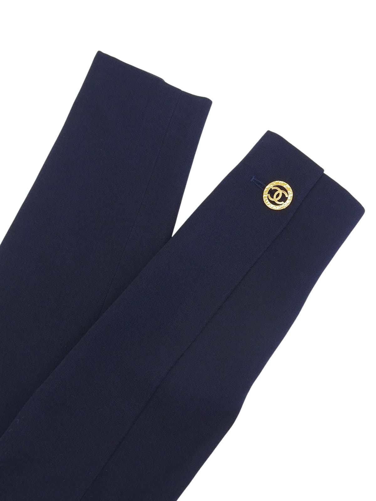 1995年製ウールCCマークボタンジャケット ネイビー