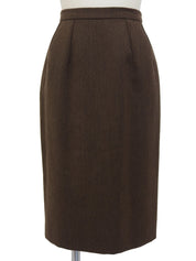 ウールロゴボタンセットアップ ブラウン