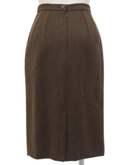 ウールロゴボタンセットアップ ブラウン