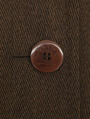 ウールロゴボタンセットアップ ブラウン