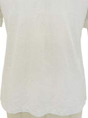 ロゴ刺繍ポロシャツ ホワイト