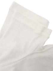 ロゴ刺繍ポロシャツ ホワイト