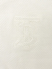 ロゴ刺繍ポロシャツ ホワイト