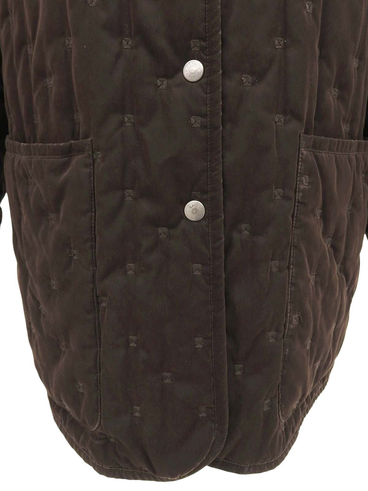 セリエボタンコート ブラウン